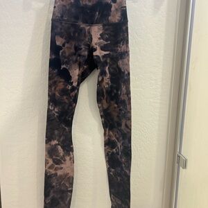 lululemon athletica Black and Brown Cropped Pants